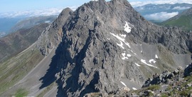 18 y 19 de junio Tuiza de Arriba - Peña Ubiña (2417 m) – Peña Cerreos (2111 m)  - Ref. Meicín; Opc. Peña Ubiña pequeña (2197 m.) Ref. Meicín - Picos del Fontán (2414 m) - Tuiza de arriba; Opc. Pico del canalón oscuro (2143 m.), Prau del Albo (2131m.) etc.